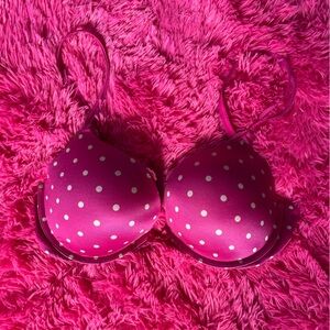 SOLD Polka Dot Pink Bra